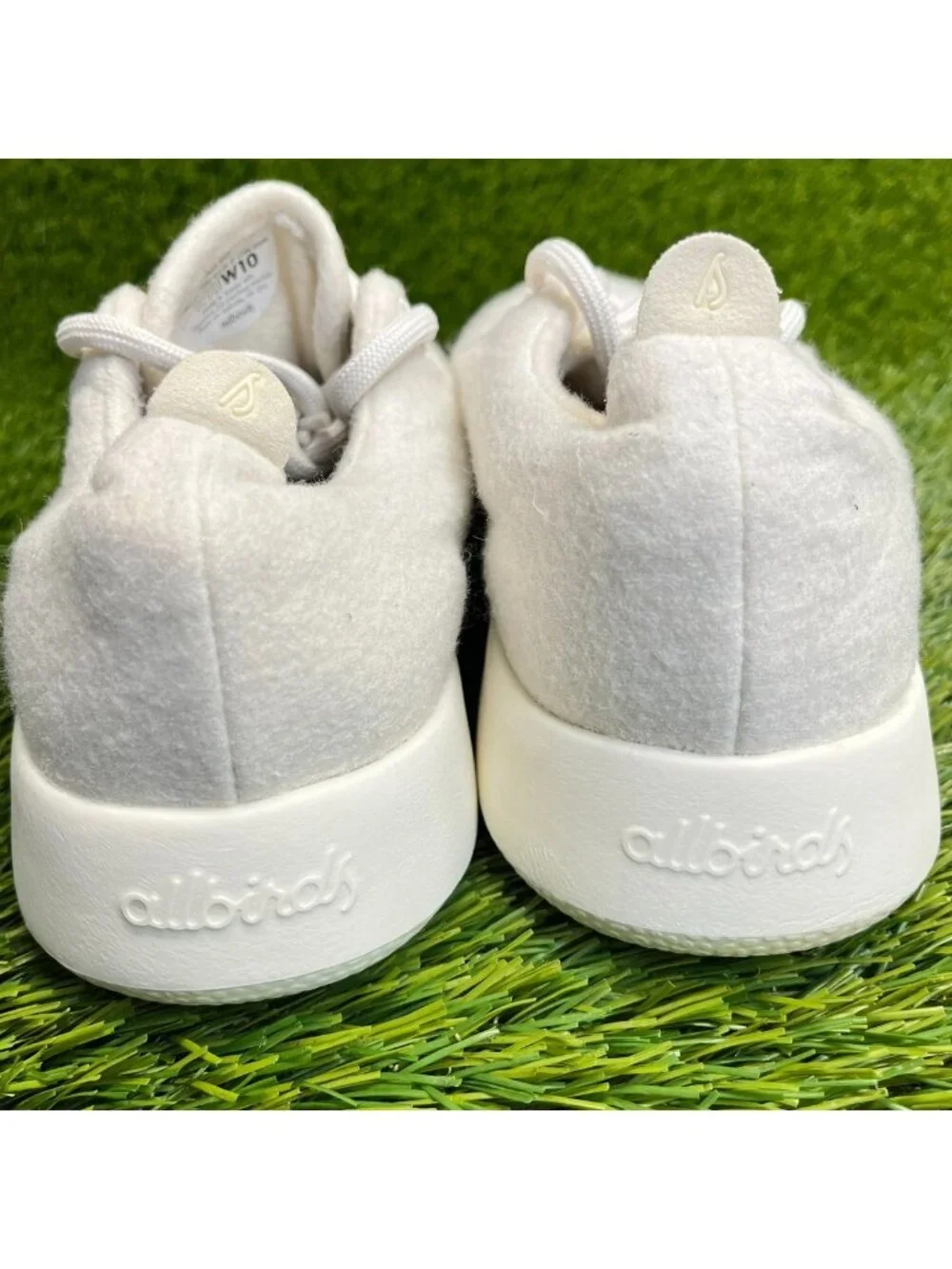 Allbirds Wool Runners Womens Size 10 Ivory Athletic Walking Shoes Sneakers
